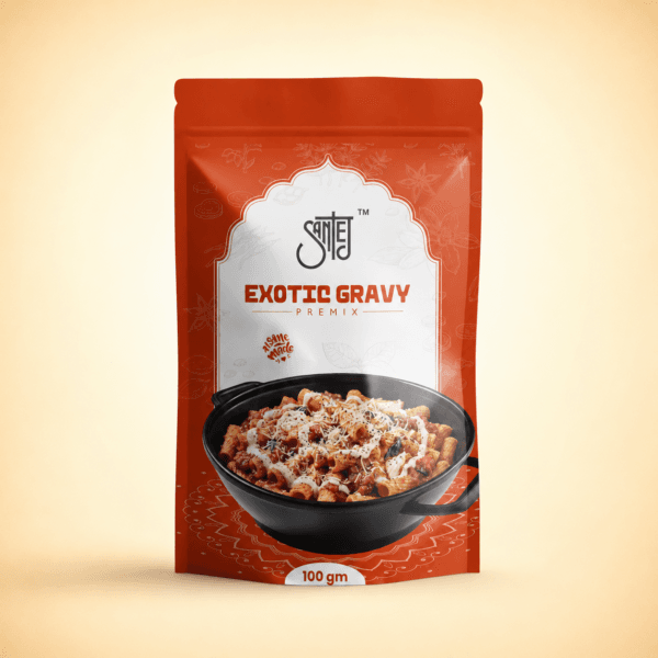 Santej Exotic Gravy Premix for restaurant-style paneer, mushroom and mixed vegetable dishes