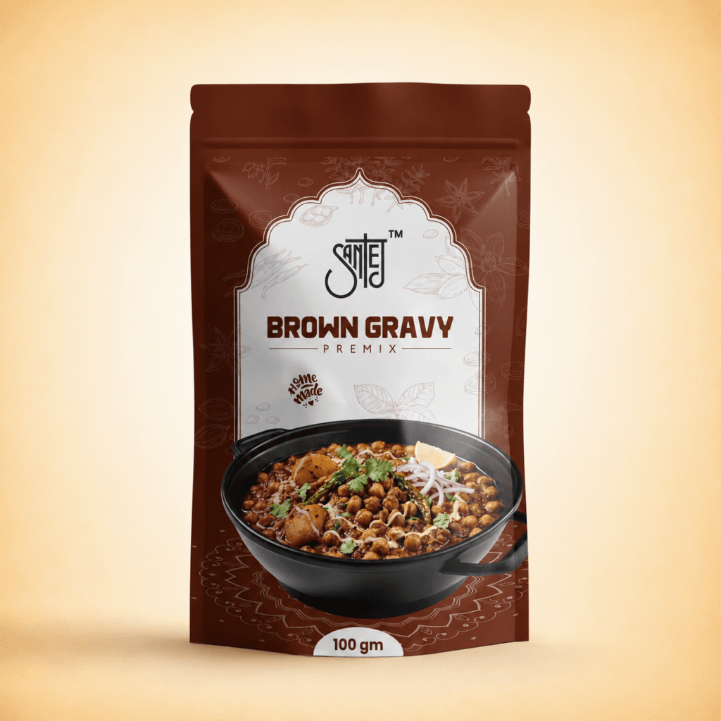 Santej Brown Gravy Premix for quick restaurant-style Indian gravy